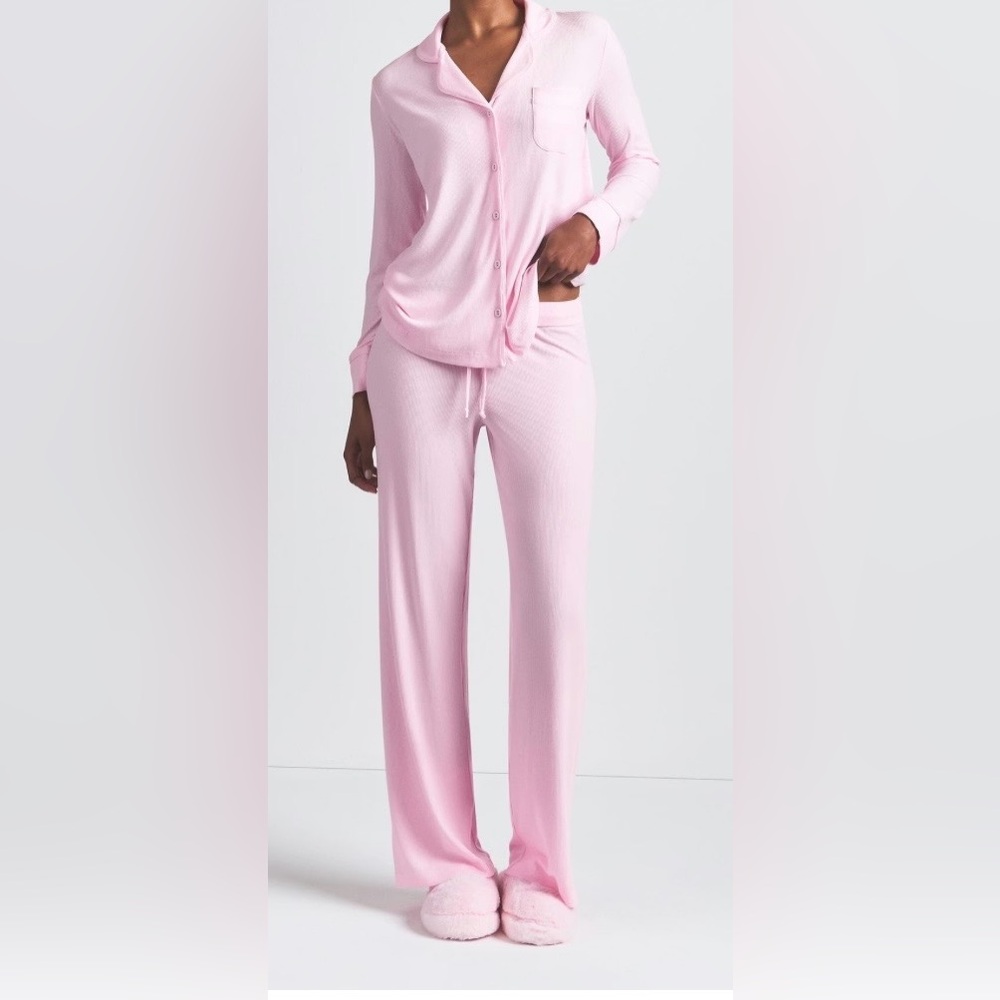 Skims Bloom Pink Sleep Set Size XXL